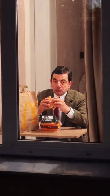 The look toward the camera